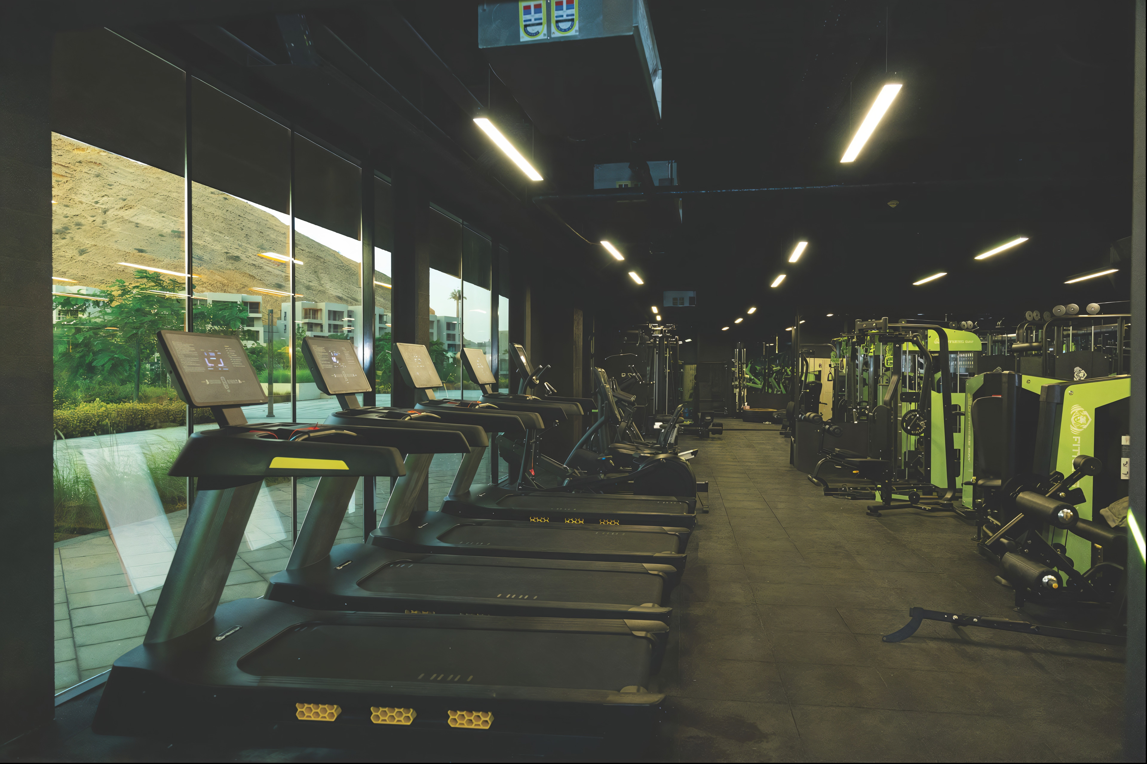 Fitness Bay cardio floor